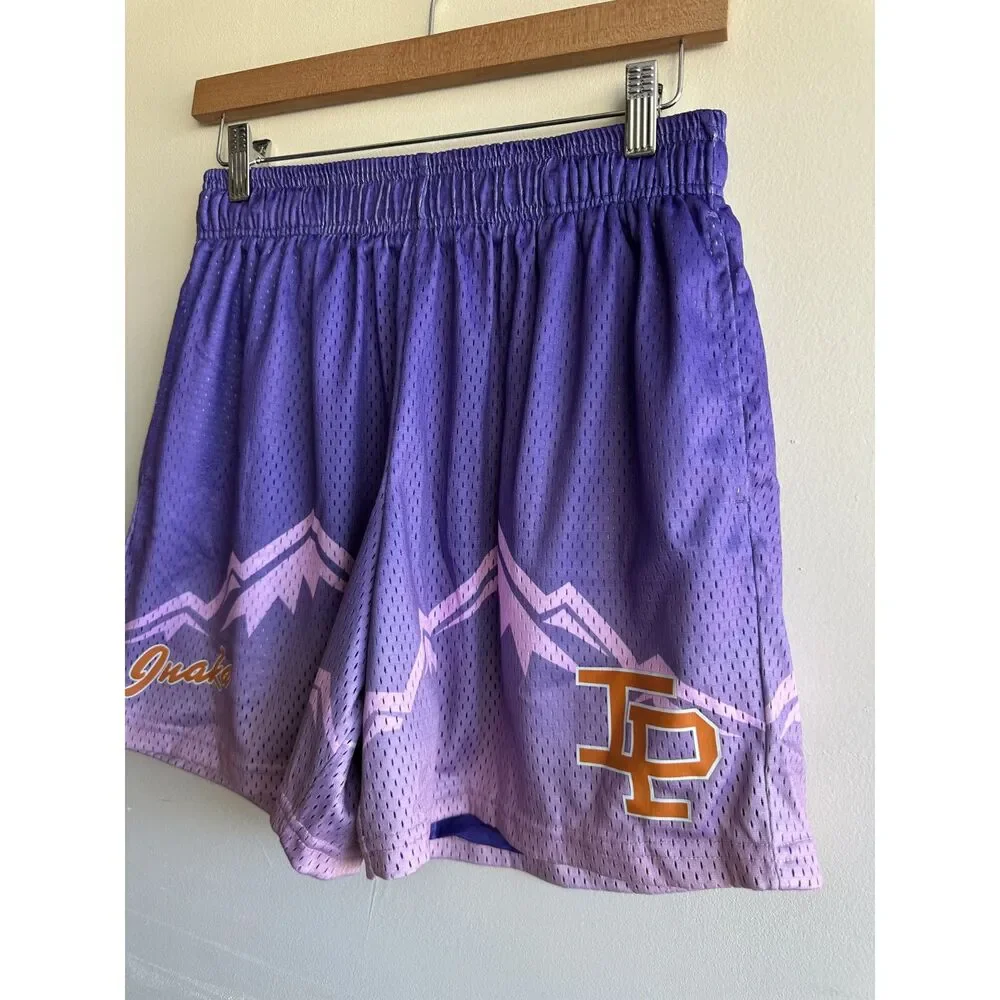 Inaka Power Purple Mountain Mesh Shorts Men’s Medium Purple Lavender Limited IP